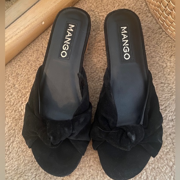 Mango Wooden Platform Sandals - Picture 2 of 6
